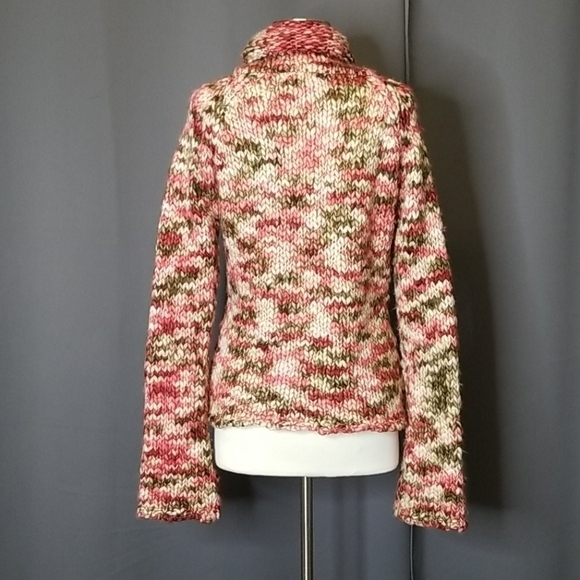 Vintage 90s Maurices Wool Chunky Knit Sweater LG - Picture 2 of 6